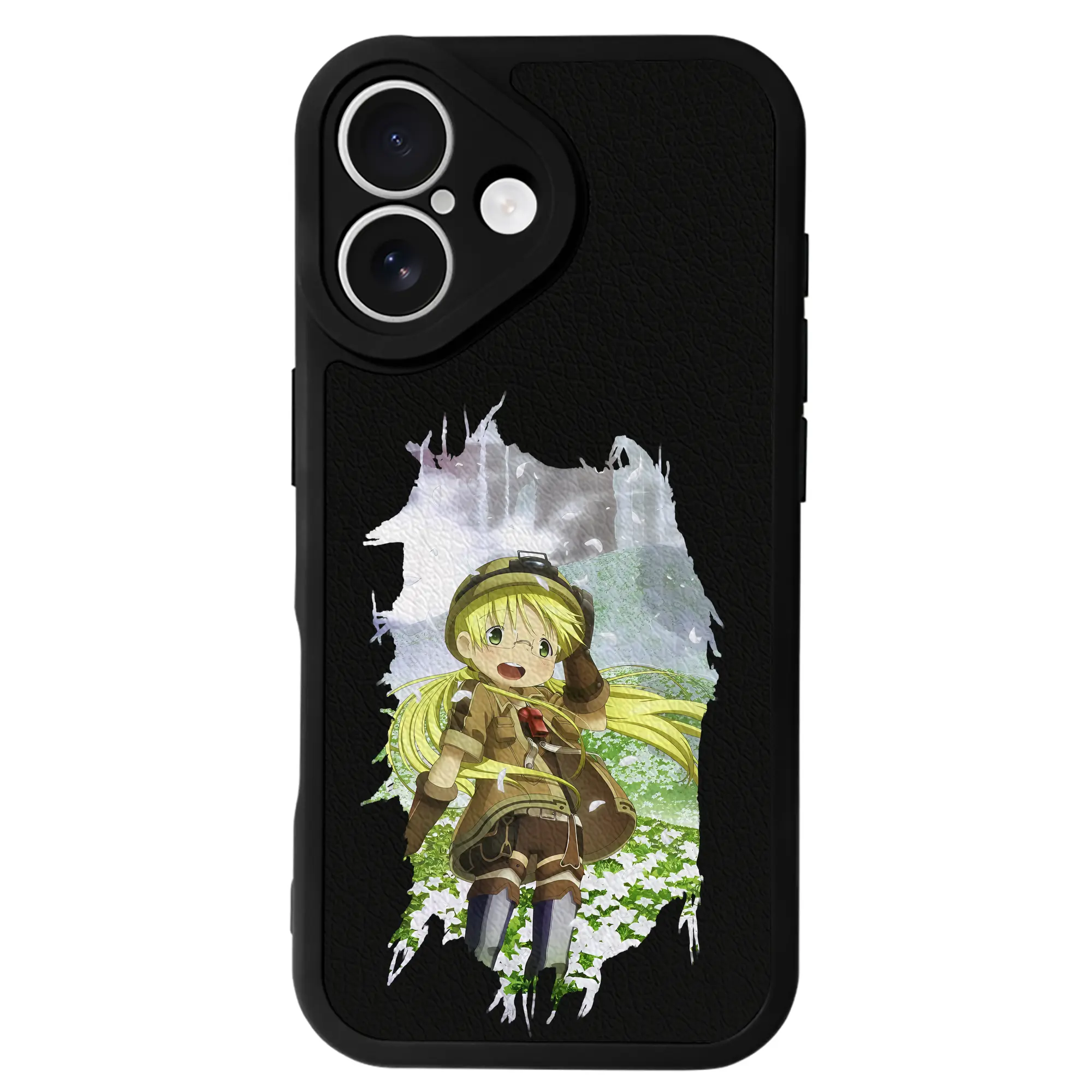 メイドインアビス グッズ,リコ - IPhone 16シリーズ対応 ・ シリコンスマホケース ・ レザー調 ・ 高精度フィット ・ 耐衝撃 ・ ワイヤレス充電対応 ・ 精密カット